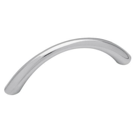 Laurey 128mm Tapered Bow Pull, Polished Chrome 75226